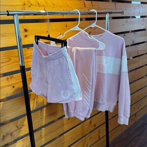 Victoria’s Secret PINK Sweatshirt and Shorts/Joggers Set